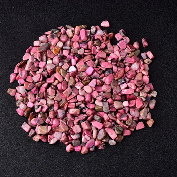 100g 4 μεγεθών Τριαντάφυλλο Κόκκινο Φυσικό Μικτό Κρύσταλλο Χαλαζία Πέτρα Χαλίκι Χαλίκι Δείγμα Δεξαμενής Διακόσμηση Φυσικές πέτρες και μέταλλα