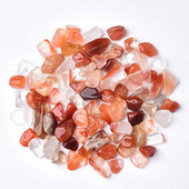 100g 3 suurust heleoranž naturaalne segatud kvartskristallkivi kivikruusa näidispaagi sisekujundus looduskivid ja mineraalid