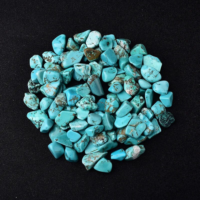 100 g 4 dydžių dangaus mėlynumo natūralus mišrus kvarco krištolinis akmuo, žvyras, bandinys rezervuaro dekoras Natūralūs akmenys ir mineralai