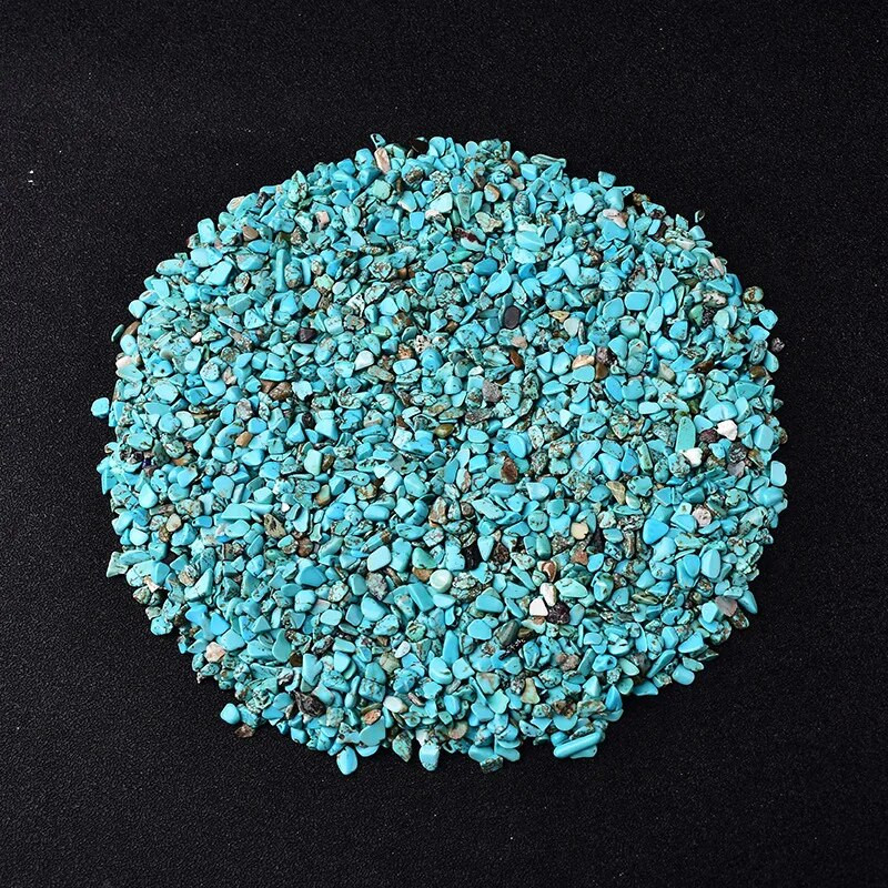 100 g 4 dydžių dangaus mėlynumo natūralus mišrus kvarco krištolinis akmuo, žvyras, bandinys rezervuaro dekoras Natūralūs akmenys ir mineralai