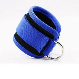 Kulkšnies dirželiai kabelių mašinoms Paminkštinti kulkšnies rankogaliai treniruotėms kojoms Pilnai reguliuojami ir kvėpuojantys kulkšnies rankogaliai 1vnt