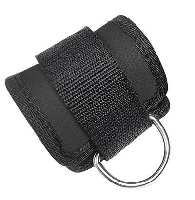 Kulkšnies dirželiai kabelių mašinoms Paminkštinti kulkšnies rankogaliai treniruotėms kojoms Pilnai reguliuojami ir kvėpuojantys kulkšnies rankogaliai 1vnt