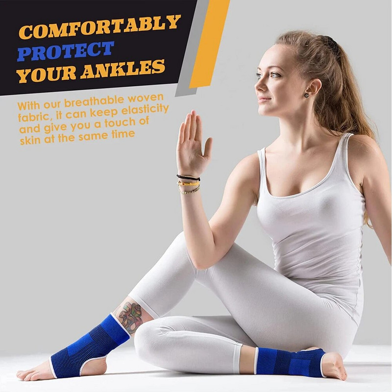 1 pora itin minkštos kulkšnies atramos apsaugos treniruoklių salė, apsauga nuo bėgimo pėdų tvarsčiu elastinga kulkšnies įtvaro apsauga, sportinė kūno rengyba