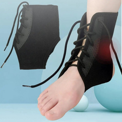 Каишка за поддържане на глезена Скоба Превръзка Предпазител за крака Облекчаване на болката Предотвратяване на наранявания Ортеза за навяхване на глезена Стабилизираща превръзка Обвивка на глезена