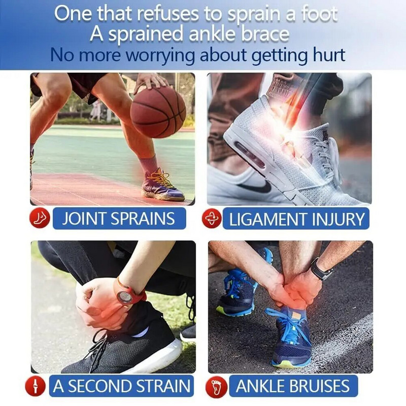 Vasest pahkluu tugiklamber survevarrukaga Plantaarne fastsiit, väljaväänatud pahkluu Achilleuse kõõluse valu leevendamine, spordiohutus