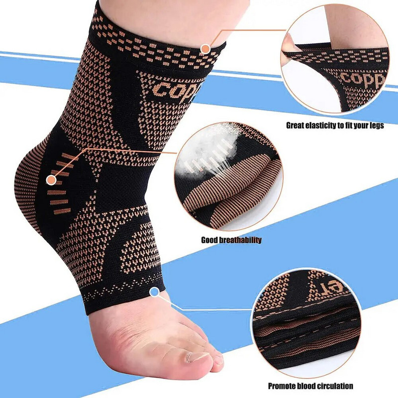 Vasest pahkluu tugiklamber survevarrukaga Plantaarne fastsiit, väljaväänatud pahkluu Achilleuse kõõluse valu leevendamine, spordiohutus