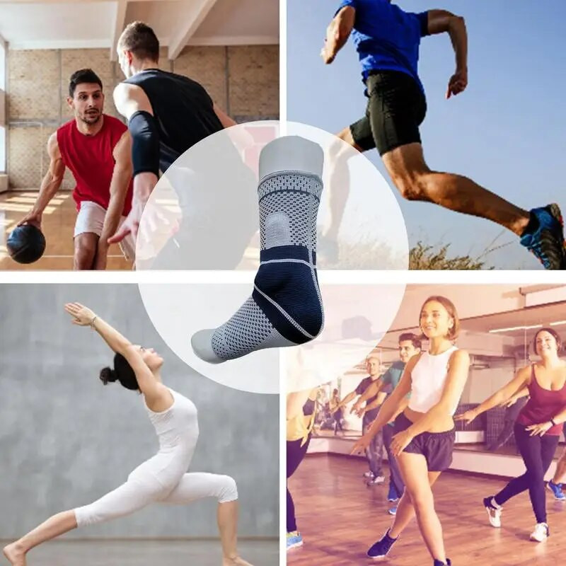 Steznik za stopala s potpornim rukavima za gležanj Muške čarape za muškarce i žene Kompresijski narukavi za stopala za potporu gležnja Štitnik za gležnjeve