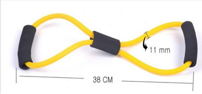 Vastupidavustreeningvööde toru treeningharjutus jooga 8 tüüpi kehaehituse jaoks.