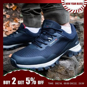 Baasploa New Men Αντιολισθητικά παπούτσια πεζοπορίας Μόδα αδιάβροχα παπούτσια ταξιδιού εξωτερικού χώρου Άνετα ανδρικά παπούτσια