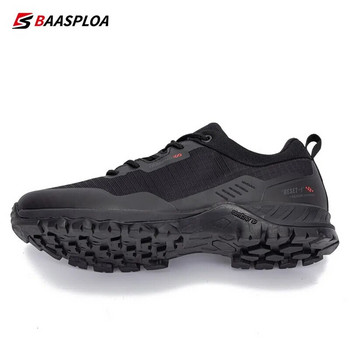 Baasploa New Men Αντιολισθητικά παπούτσια πεζοπορίας Μόδα αδιάβροχα παπούτσια ταξιδιού εξωτερικού χώρου Άνετα ανδρικά παπούτσια