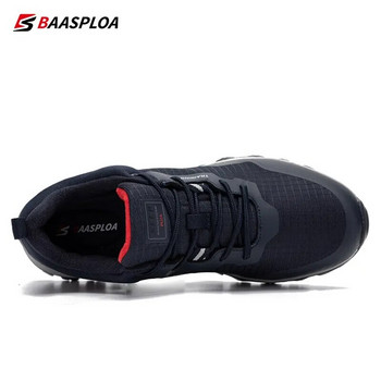 Baasploa New Men Αντιολισθητικά παπούτσια πεζοπορίας Μόδα αδιάβροχα παπούτσια ταξιδιού εξωτερικού χώρου Άνετα ανδρικά παπούτσια