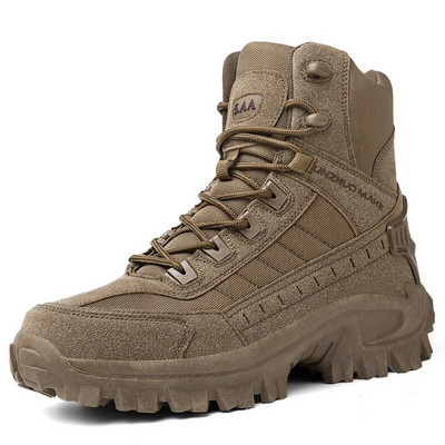 Cizme tactice pentru militar verde, toamnă, pantofi de drumeție noi, în aer liber, militar, durabil, fermoar lateral, calitate anti-alunecare, tactică Big46