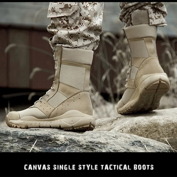 35 48 Размер Мъже Жени Ултра леки обувки за катерене на открито Тактически тренировъчни армейски ботуши Летни дишащи мрежести туристически пустинни обувки