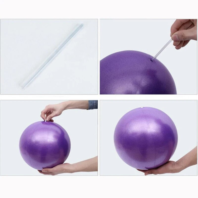 25 εκατοστά Mini Yoga Ball Fitness Pilates Reduce Fat Ball, Αντιολισθητικό PVC Αντιολισθητικό Γυμναστήριο στο σπίτι Προπόνηση Μπάλα γυμναστικής
