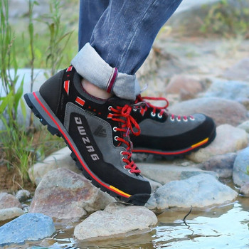 Туристически обувки Мъжки водоустойчиви мъжки трекинг обувки Ботуши за открито Дамски туристически ловни обувки Дишащи трекинг маратонки