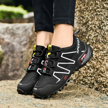 Нови мъжки туристически обувки Дамски дишащи туристически обувки за открито Обувки за планинско колоездене Спортни обувки Zapatos Hombre