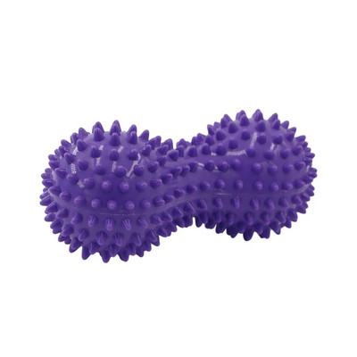 PVC žemės riešutų formos masažinis kamuolys, joga, kūno rengybos kamuolys, mažinantis įtampą pėdai, nugaros raumenims masažuojantis kamuoliukas Pilates gimnastikos kamuoliukas namų treniruoklių salė