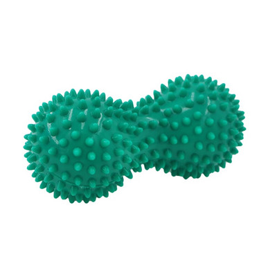 PVC žemės riešutų formos masažinis kamuolys, joga, kūno rengybos kamuolys, mažinantis įtampą pėdai, nugaros raumenims masažuojantis kamuoliukas Pilates gimnastikos kamuoliukas namų treniruoklių salė