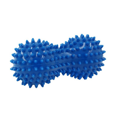 PVC žemės riešutų formos masažinis kamuolys, joga, kūno rengybos kamuolys, mažinantis įtampą pėdai, nugaros raumenims masažuojantis kamuoliukas Pilates gimnastikos kamuoliukas namų treniruoklių salė