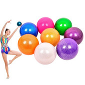 Plahvatuskindel tüdrukute võimlemispallitreening lastele tantsuharjutuste harjutuste võistlus, rütmilise võimlemise palli suurus 18 cm