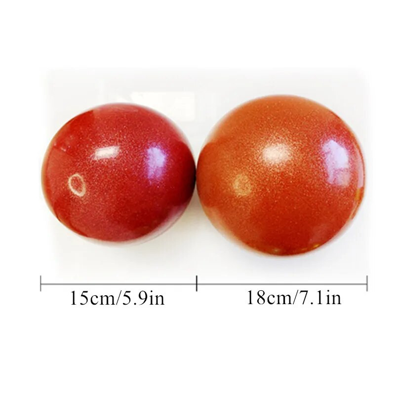 Plahvatuskindel tüdrukute võimlemispallitreening lastele tantsuharjutuste harjutuste võistlus, rütmilise võimlemise palli suurus 18 cm