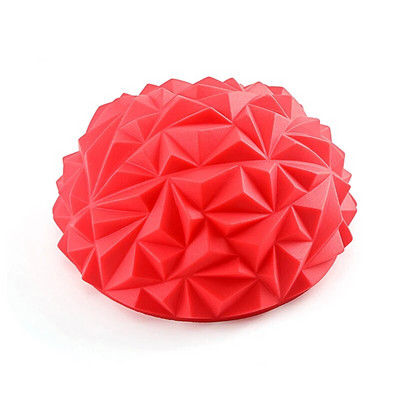 16 cm jogos kamuolys PVC pripučiamas masažo taškas Half Fit Ball Balance treniruoklis stabilizatorius GYM Pilates fitneso ananasų masažo kamuolys