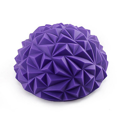 16 cm jogos kamuolys PVC pripučiamas masažo taškas Half Fit Ball Balance treniruoklis stabilizatorius GYM Pilates fitneso ananasų masažo kamuolys