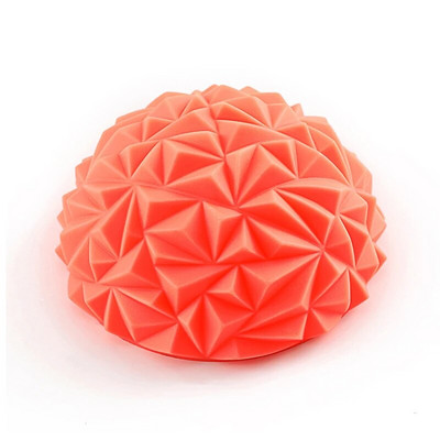 16 cm jogos kamuolys PVC pripučiamas masažo taškas Half Fit Ball Balance treniruoklis stabilizatorius GYM Pilates fitneso ananasų masažo kamuolys