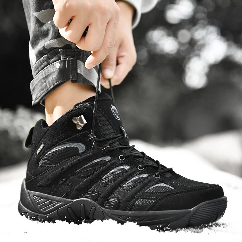 Vasariniai taktiniai vyriški batai, 2023 m., kvėpuojantys kariški batai, skirti kovoti su kulkšnimis, odiniai kariški batai vyrams, lauko medžioklė Naujienos