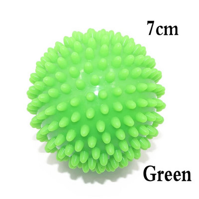 7cm7,5cm 9cm Ανθεκτικό PVC Spiky Yoga Massage Ball Drain Point Fitness Hand Foot Pain Plantar Fasciitis Reliever Μπάλες Hedgehog