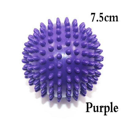 7cm7,5cm 9cm Ανθεκτικό PVC Spiky Yoga Massage Ball Drain Point Fitness Hand Foot Pain Plantar Fasciitis Reliever Μπάλες Hedgehog