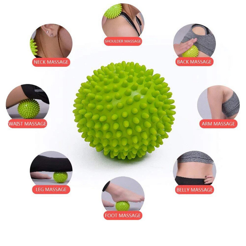 7cm7,5cm 9cm Ανθεκτικό PVC Spiky Yoga Massage Ball Drain Point Fitness Hand Foot Pain Plantar Fasciitis Reliever Μπάλες Hedgehog