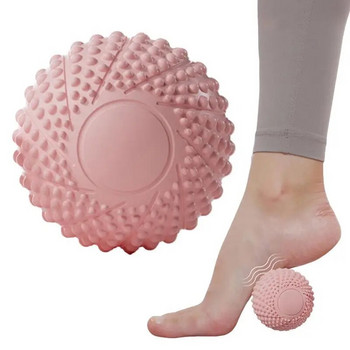 Облекчаване на болката и стреса Силиконова топка за масаж на краката и ръцете Фитнес йога топка L crosse топка Хокейна топка за мускулна релаксация Фитнес зала Спорт
