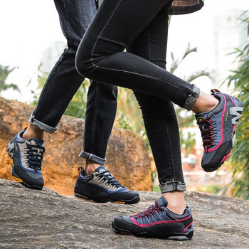 2023 Ανδρικές Μπότες Πεζοπορίας Unisex Επαγγελματικά Παπούτσια Πεζοπορίας Γυναικείες Άνετες Μπότες εξωτερικού χώρου για Ανδρικά Κάμπινγκ στο βουνό Δωρεάν αποστολή