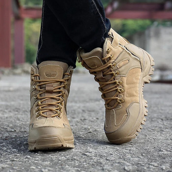 Ανδρικά Military Tactical Boot Ανδρικά παπούτσια Tactical Combat Μποτάκια υψηλής ποιότητας Hunting Trekking Camping Παπούτσια Ανδρικά παπούτσια ασφαλείας