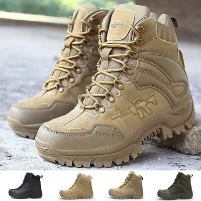 Ανδρικά Military Tactical Boot Ανδρικά παπούτσια Tactical Combat Μποτάκια υψηλής ποιότητας Hunting Trekking Camping Παπούτσια Ανδρικά παπούτσια ασφαλείας