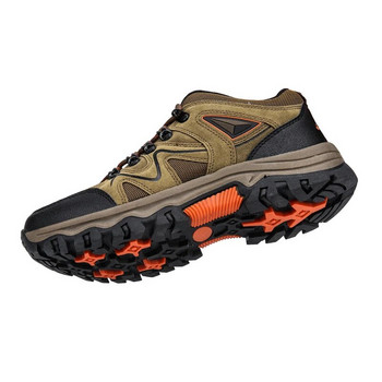 Туристически обувки за мъже Външни обувки с връзки Мъжки спортни ботуши за катерене Тактически лов Трекинг Планински водоустойчиви маратонки