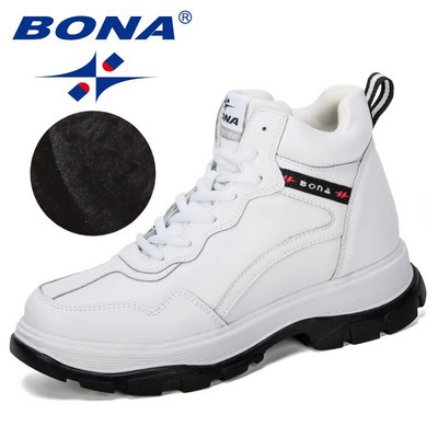 BONA 2023 Nove dizajnerske cipele za snijeg Ženske sportove na otvorenom Tople ženske čizme Cipele za planinarenje Plišane vruće čizme Zimske