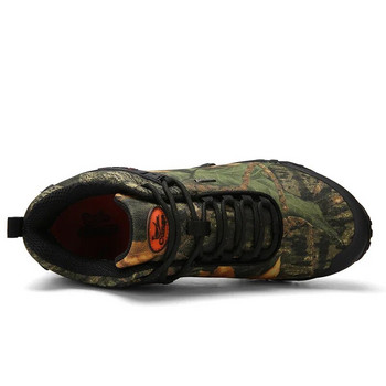 Επώνυμα Winter Outdoor Ανδρικά Αθλητικά Αθλητικά Παπούτσια Tactical Boots Αδιάβροχα δερμάτινα Ζεστά μπότες πεζοπορίας για κάμπινγκ Travel By Walking Shoes Μπότες χιονιού