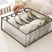 1gab Melns 6 Režģis Apakšveļa Uzglabāšanas Kaste Sieviešu Zeķes Skapis Atvilktne Stils Krūšturis Biksītes Sabiezināts Nodalījums Uzglabāšanas Kaste Tīkla Režģis