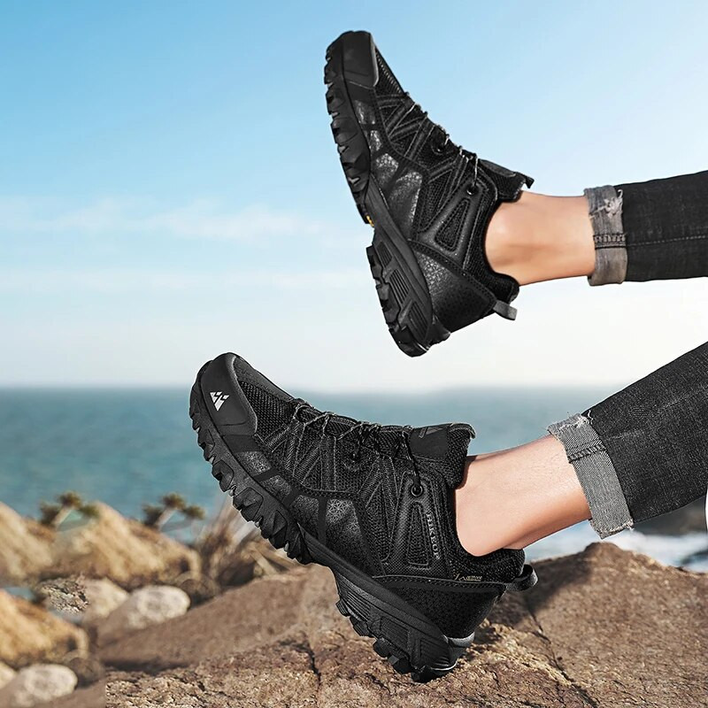 HIKEUP Meeste matkajalatsid libisemiskindlad kulumiskindlad ronimisjalatsid Välismatkatossud meestele Treki mägijalatsid
