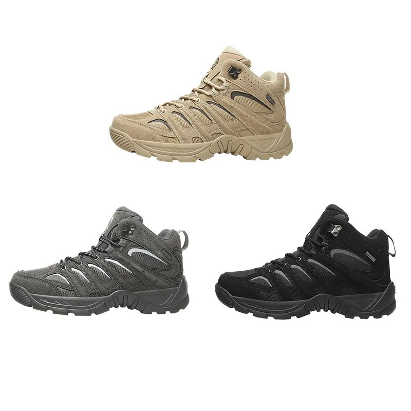 Ανδρικά στρατιωτικά μποτάκια τακτικής Νέας άφιξης Στρατιωτικά ανδρικά μποτάκια μεγάλου μεγέθους Army boot ανδρικά παπούτσια Αντιολισθητικά μποτάκια πεζοπορίας