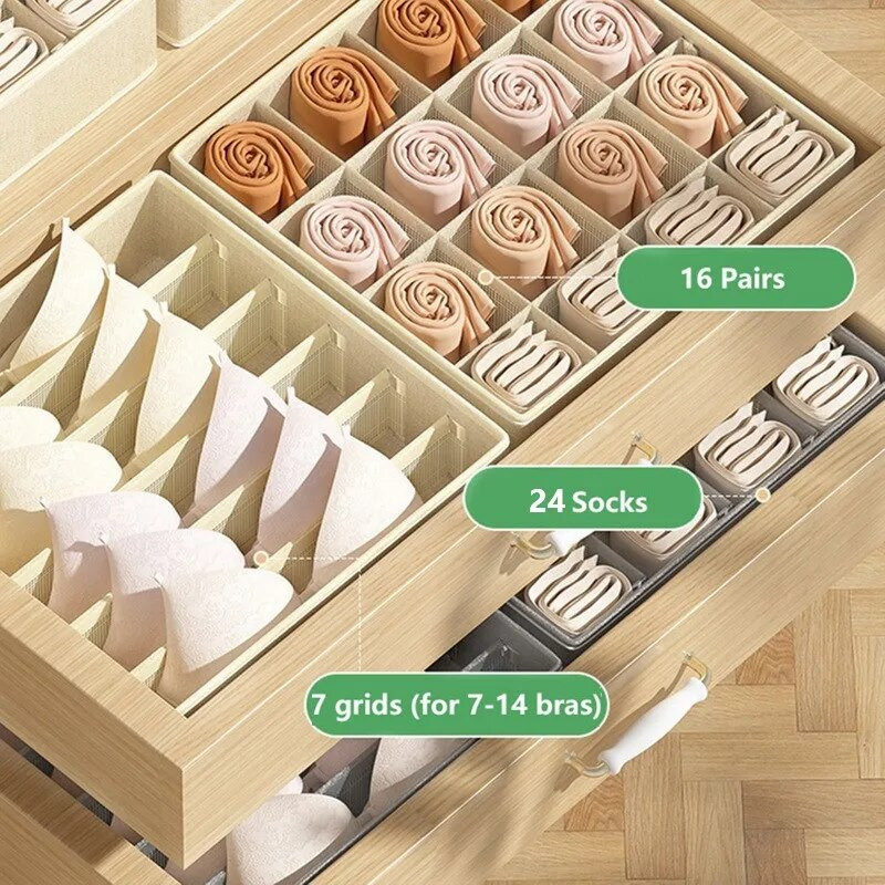 Aluspesu Korraldaja Kapp Sahtel Eraldaja Kast Organiseerija Sokid Rinnahoidja Vöö Aluspüksid Hoiukast Riidekapp Riiete Panipaik