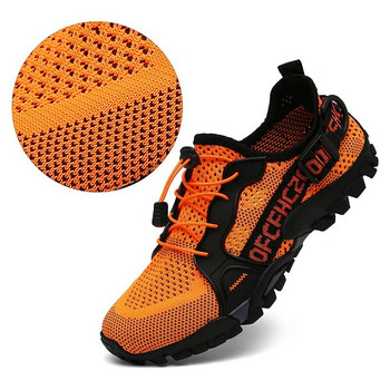 Външни неплъзгащи се туристически обувки Мъжки дишащи плажни обувки за газене Тренировъчни маратонки Размер 36-47 Дамски обувки Caminhadas Трекинг