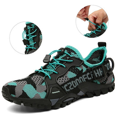 Външни неплъзгащи се туристически обувки Мъжки дишащи плажни обувки за газене Тренировъчни маратонки Размер 36-47 Дамски обувки Caminhadas Трекинг