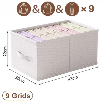 Deblje hlače Kutija za odlaganje odjeće Ormar Organizator za odlaganje odjeće Donje rublje T-shirt džemper Ormarić za odlaganje Organizator za ladice