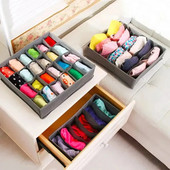 3 dalių sulankstoma neaustinių apatinių drabužių laikymo dėžutė, skirta bambuko medžio anglies liemenėlės apatinių drabužių laikymui