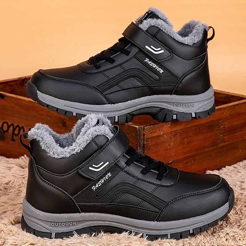 Unisex Snow 2022 Batai Žieminiai Moteriški Vyriški Batai Pliušiniai Odiniai Šilti Neperšlampami Sportiniai Batai Medžiokliniai Batai Žygiams Žygio Batai Vyriški batai