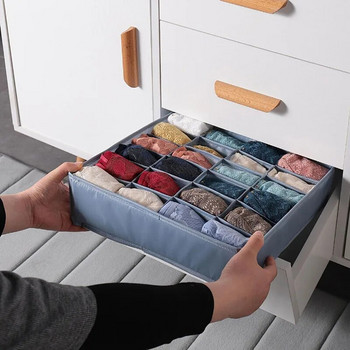 Органайзер за чорапи Кутия за съхранение Органайзер за чекмеджета на шкафа Кутия за съхранение на бельо Сутиен за дрехи Органайзер за гардероб Разделител на шкафове