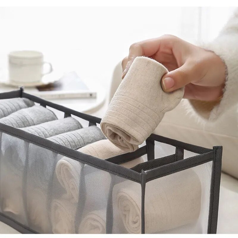 1kom Grudnjaci Gaćice Čarape Organizator Pretinac za odjeću Kutija za pohranu Sklopivi kućni ormarić Pregrada Ladica Organizacija ormara